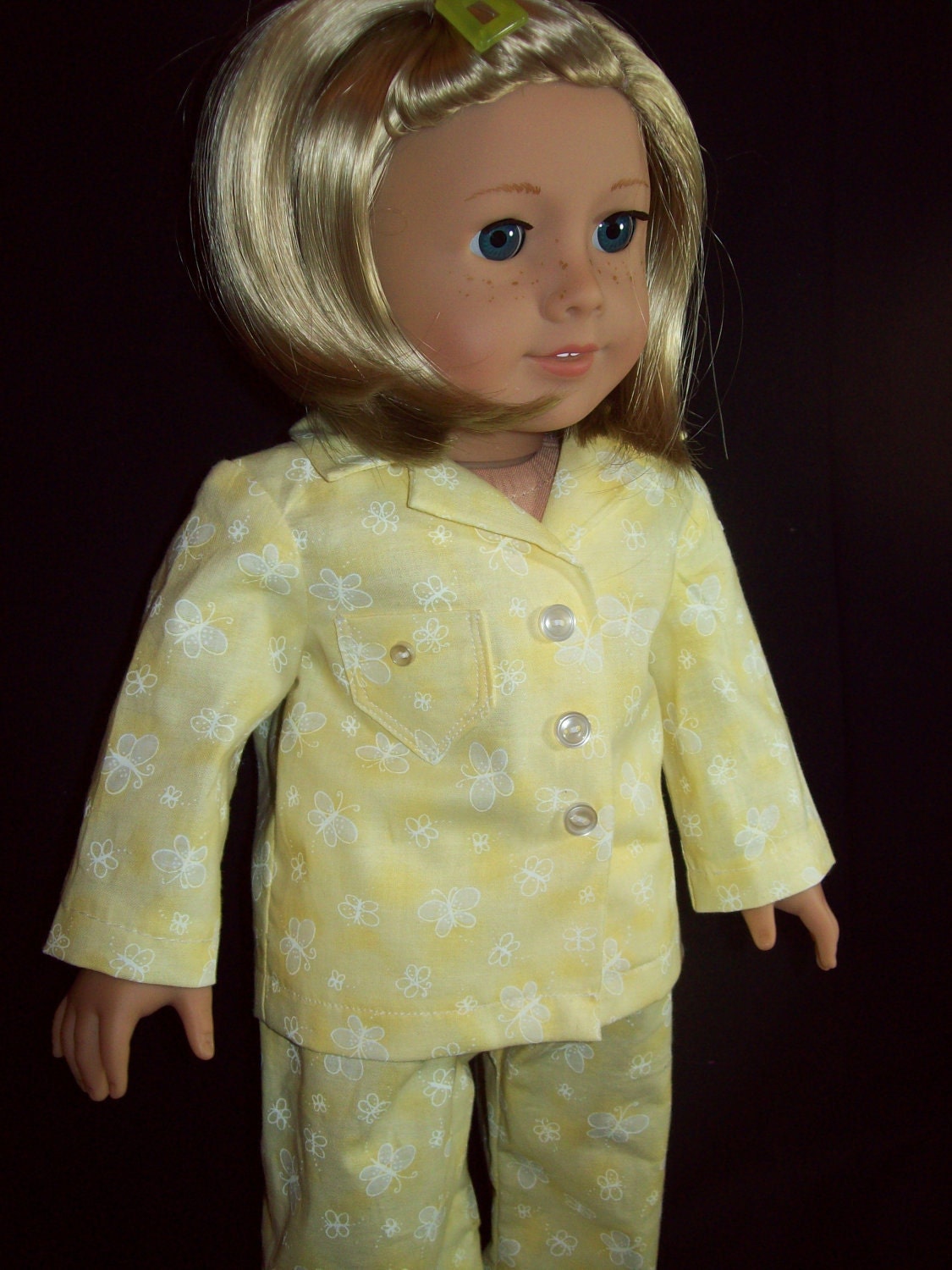 American Girl Doll Clothes.  18 inch doll Robe and PJ's.