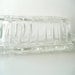 Anchor Hocking Crystal Prescut Butter Dish