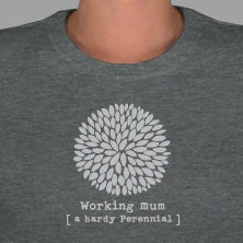 Working Mum (A Hardy Perennial) - Bella Girly Long Sleeve Crew
