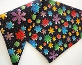 Christmas Dog Bandana: Snowflakes Xmas Winter Pet Scarf