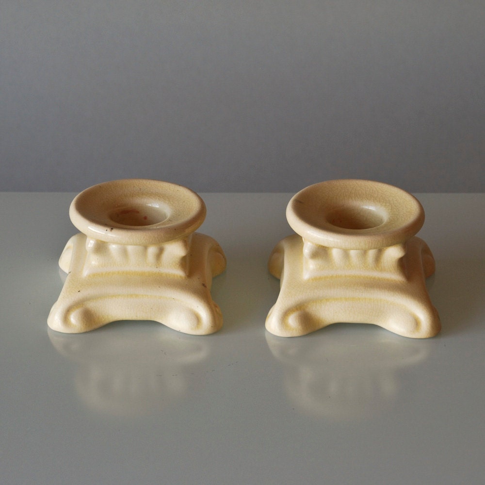 Cowan Ceramic Candleholders
