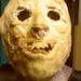 mask made of chicken skin by Electra McCloskey