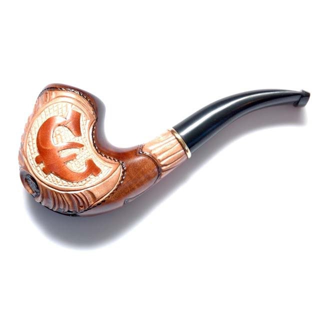 Rare Tobacco Smoking Pipe '' EURO hand made pear by ArtyStore