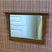 Mission style mirror for dollhouse miniatures