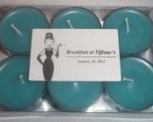 Party favor tea lights - perfect for Weddings, theme parties and more