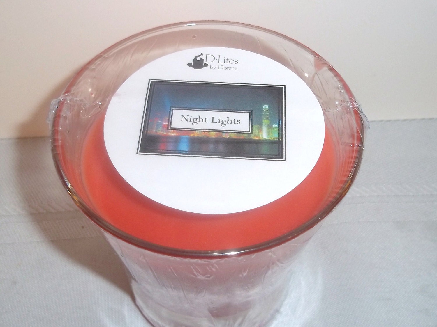 Night Lights 7 oz candle, unique blend of Lavender & Cinnamon - clearance, 50% off