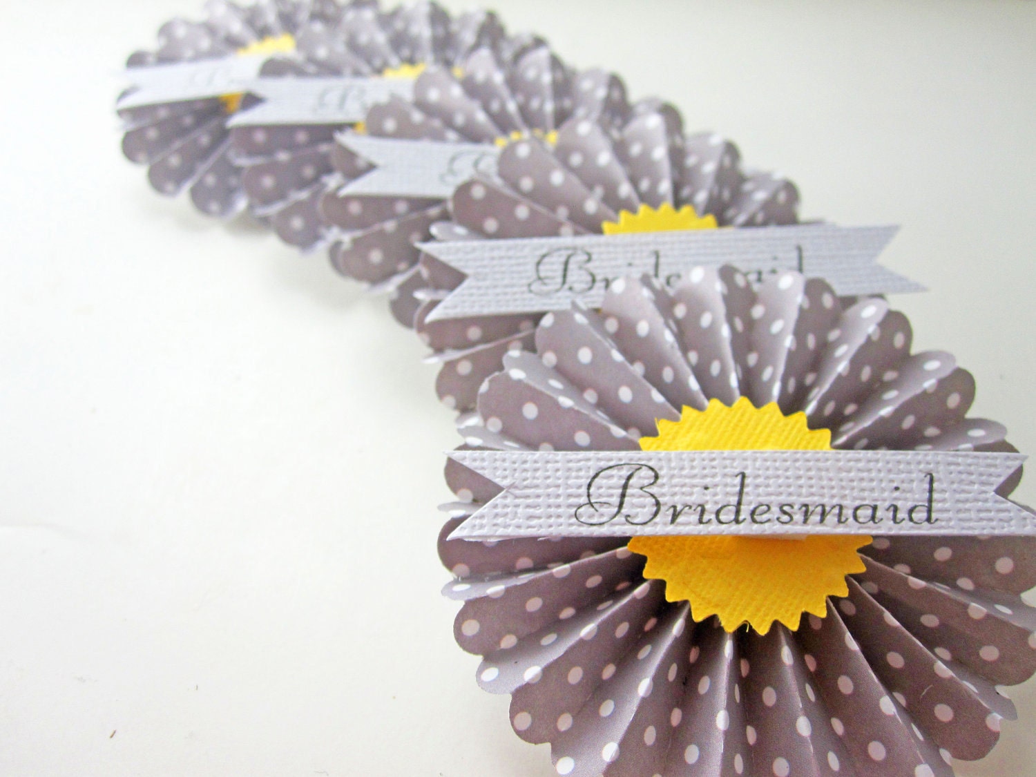 Bridal Shower Completely Custom Gorgeous Wedding Party Badges