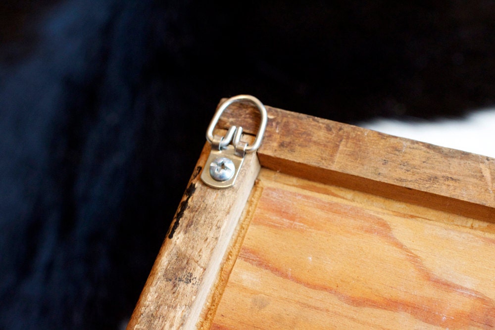 Hanging Wooden Cabinet Drawer Shelf - Handmade