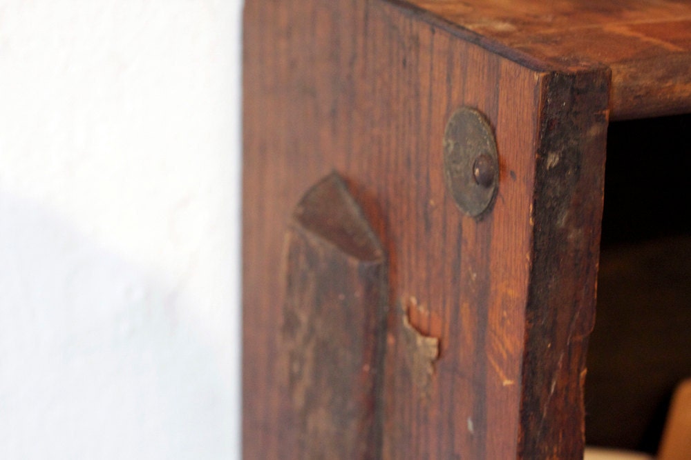 Hanging Wooden Cabinet Drawer Shelf - Handmade