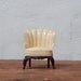 White Beige Dollhouse Chair Doll House
