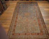 S1983 size 6.6 x 11.10 Antique Khotan Rug / Vintage Oriental Rug