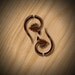 Fake Gauge Earrings - Grape Leaf Drop - Tropical Wood