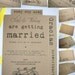 Recycled wedding invitations