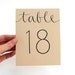 CUSTOM TABLE NUMBERS for Megan