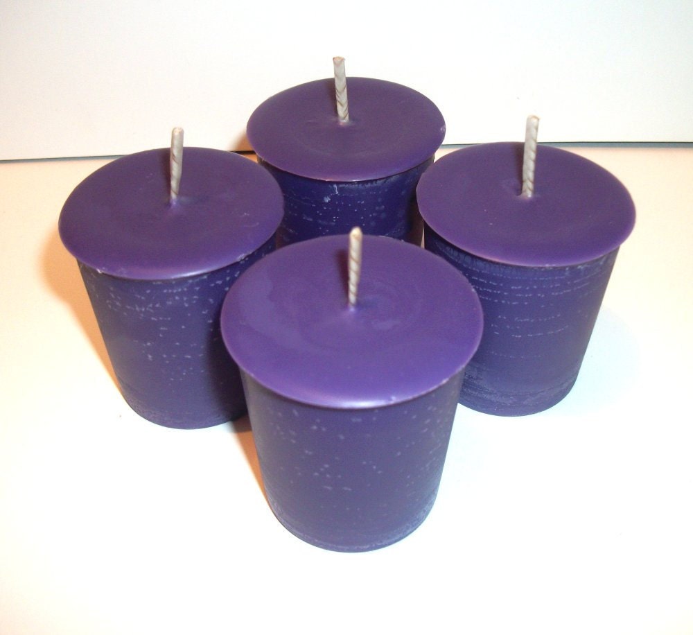Dragons Blood Scented Soy Votive Candles Set of 4 - CosmicCauldron