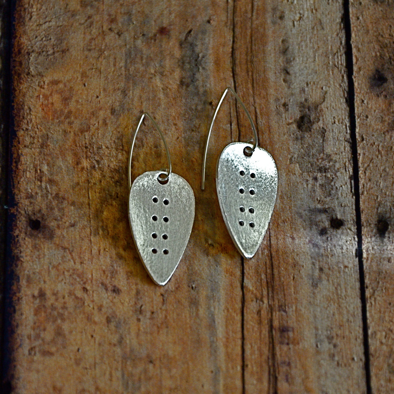 Simple Fine Silver Earrings