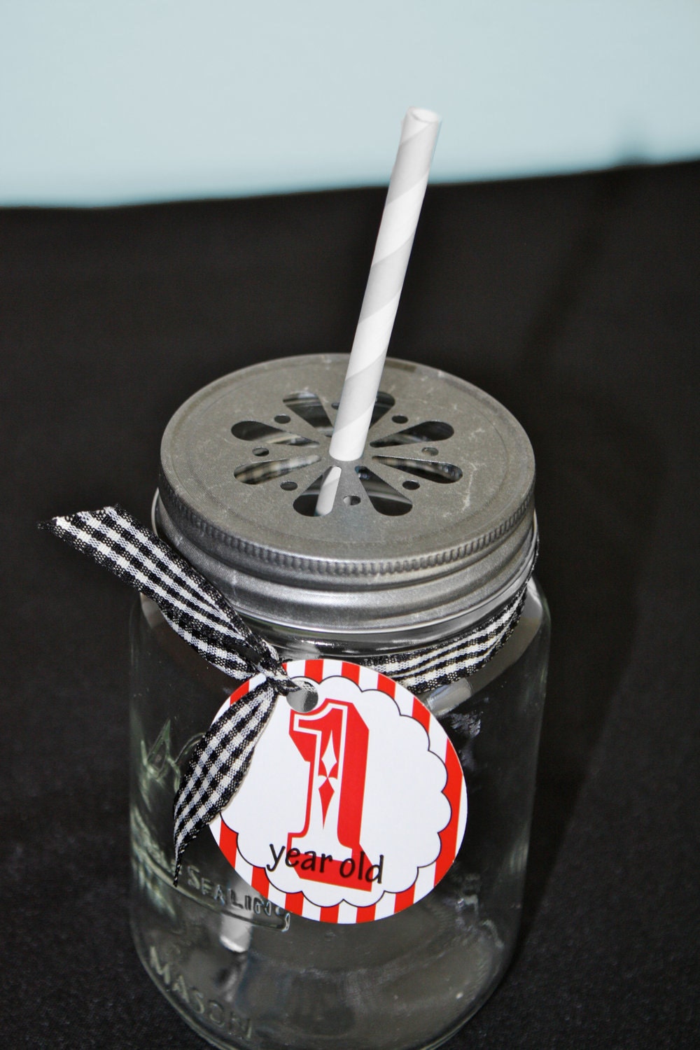 Pewter or Gold Mason Jar Daisy Drink Lids- Set of 12