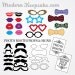 DIY Photobooth Party On A Stick Prop Set - Printable Digital File