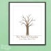 Grandparents Holiday Gift - DIY Personalized Child's Handprint Tree - Printable pdf Kids Craft Project