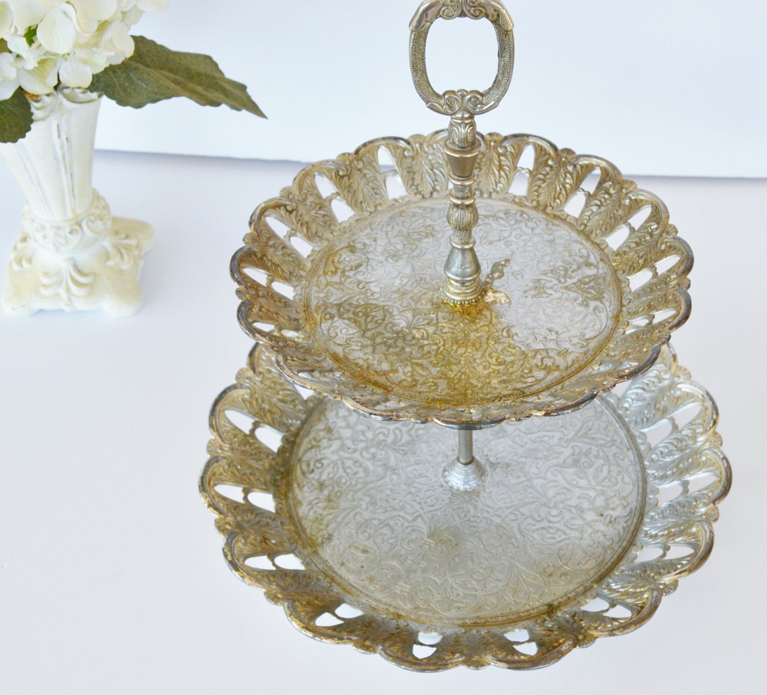 Vintage Cake Stand Vintage Silver Plated Cake Stand Cake Plate