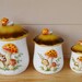 Canister set Merry Mushroom Vintage 1978 Sears Roebuck & Co. canister set (set of 3)