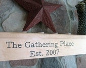 Vinyl Wall Decal CUSTOM MADE - The Gathering Place - Many Color Choices