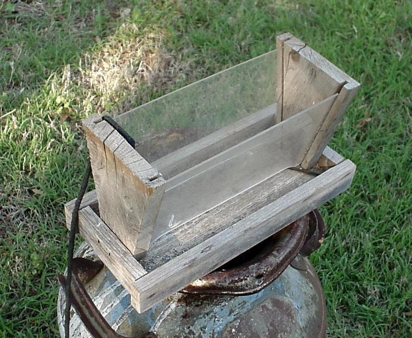 Barnwood Bird Feeder Vintage Weathered Woodland Rustic Garden Decor
