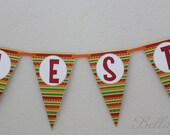 Custom Pennant Banner Fiesta Cinco de Mayo Party Il_170x135