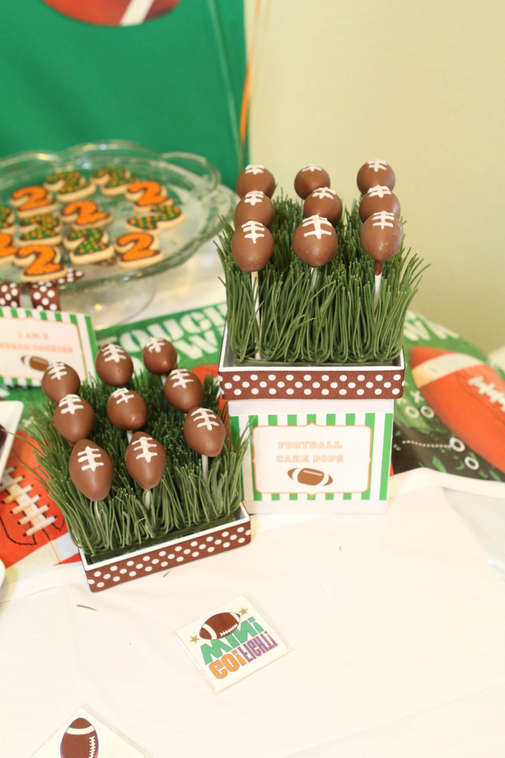 Fantasy Football Birthday Party Food Labels Custom Il_570xn