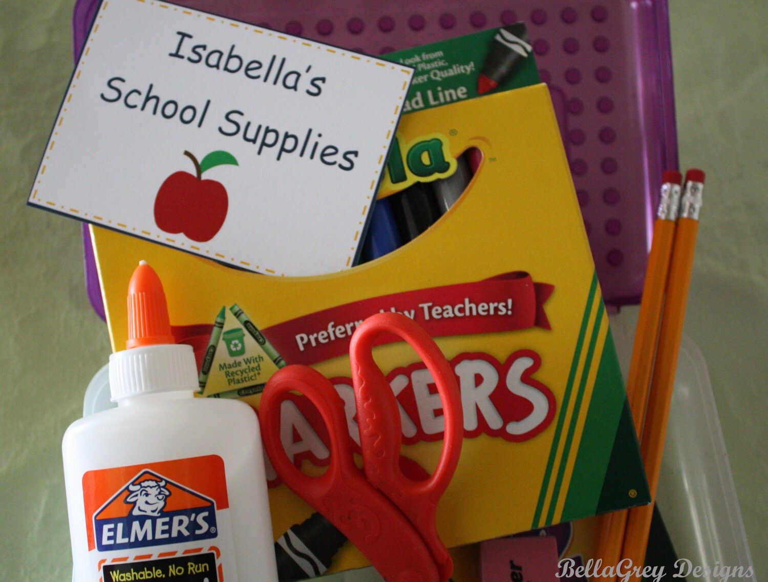 CUSTOM Decorative Labels - Custom School Days Collection - by BellaGrey Designs Il_570xn