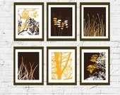 Modern Art for Home Decor-Prints- Wild Beauty- Set of 6, 5X7, Other sizes available