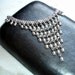 Statement Necklace: Silver Vintage Indian Waterfall Necklace, Ethnic Tribal Jewelery Jewellery