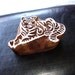 Wood Stamp: Tiger Stamp, Handcarved Block Stamp, Wooden Stamp from India