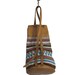 Vintage Southwestern Leather Draw String Bucket Backpack