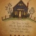 Cottage Chic Blue Home Decor Picture Americana upcycled frame and print country 