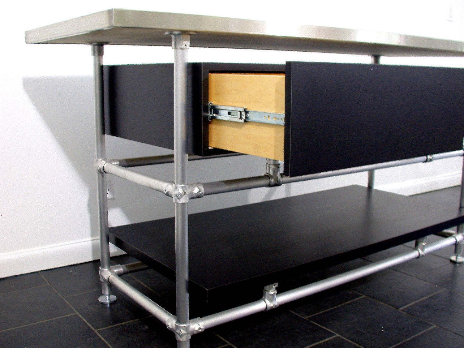 Kitchen Island Kitchen Table Urban Island Counter Kitchen Decor Steel Furniture Loft Kitchen Table Restaurant Decor