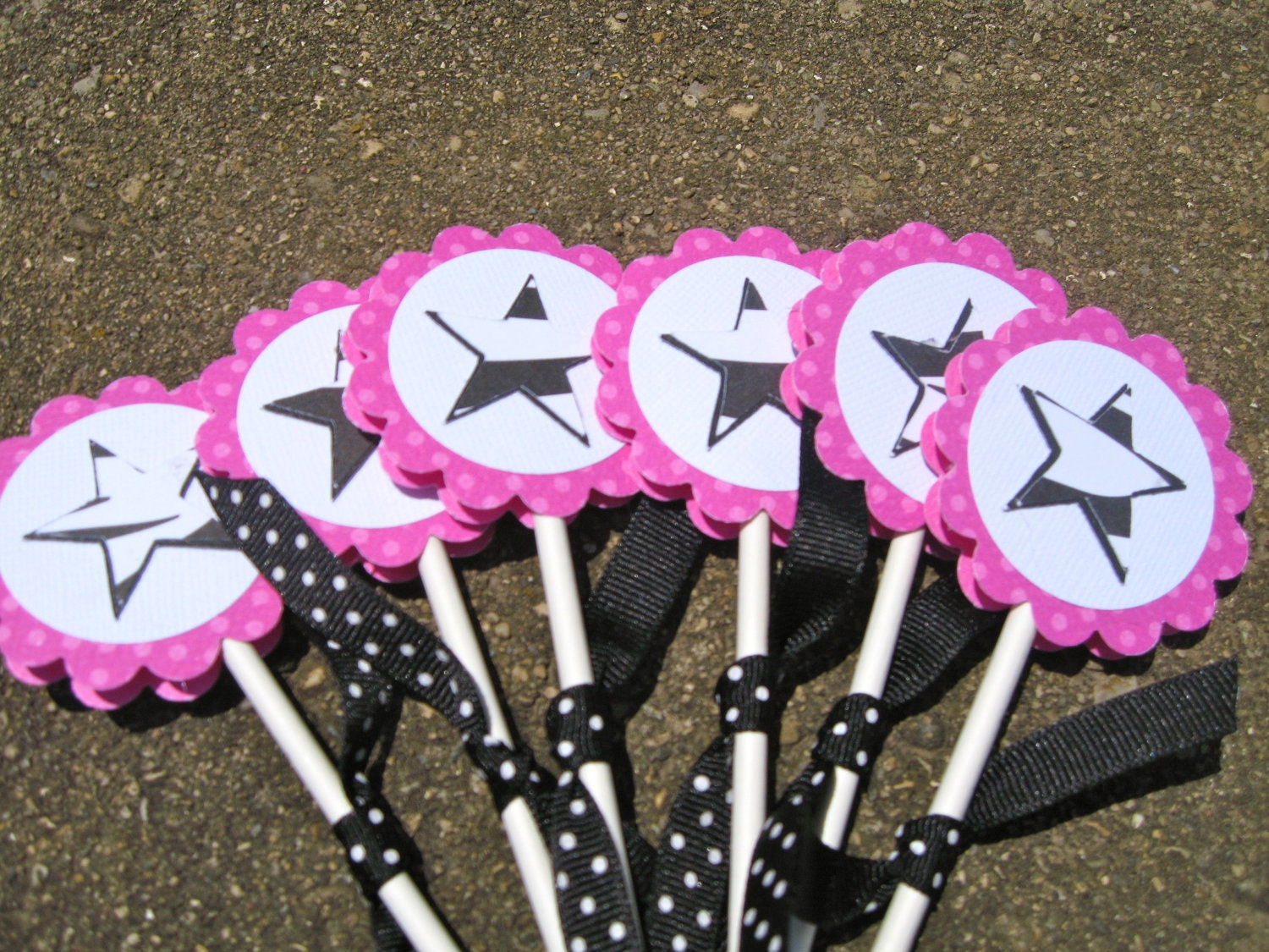 Baby Shower Banner - It's a Girl - Pink Black and Zebra