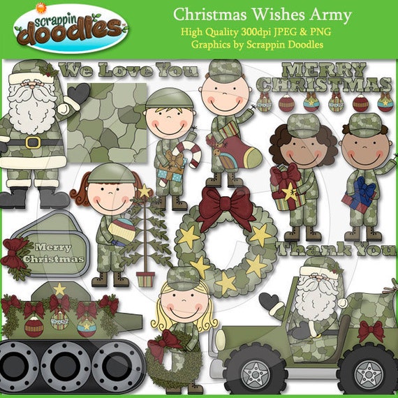 military christmas clip art - photo #3