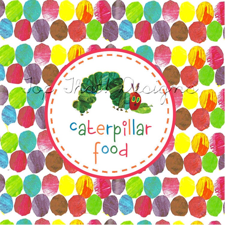 The Very Hungry Caterpillar Favor Tag- Printable