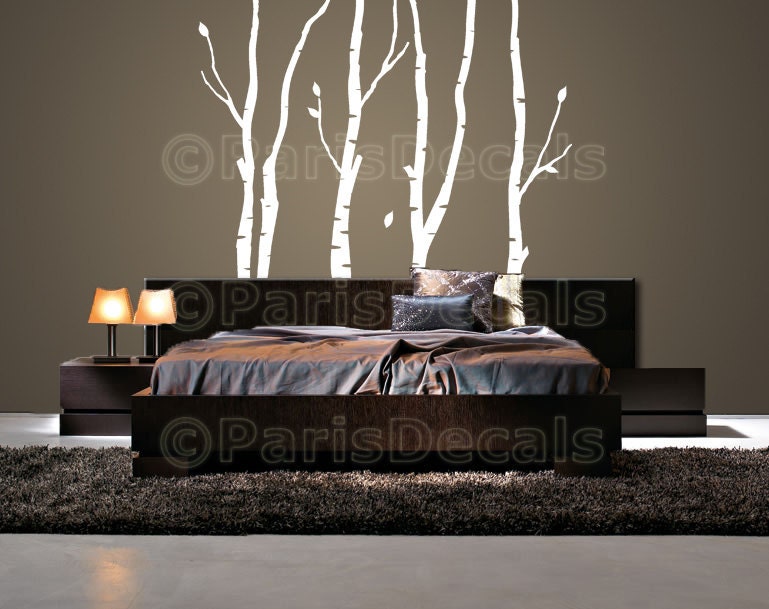 BIRCH TREES Vinyl Wall Decal (Product Code: T102 Birch)