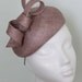Princess Catherine, Curly, Taupe, Straw, Cocktail, Beret, Fascinator, Hat