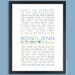 Custom Wedding Song 11x14 Personalized Wall Print (song lyric art, wedding vows) in orange & gray, custom colors