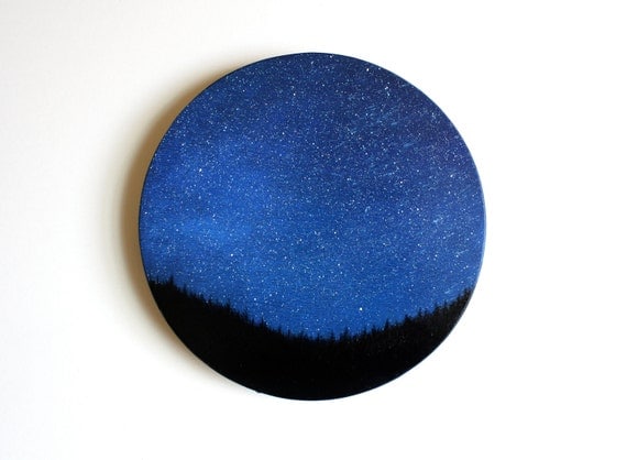 Night Sky Oil Painting