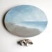 Oval Ocean Oil Painting