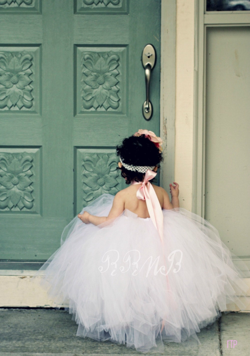 Blushing Beauty Flower Girl Dress - Ribbons N' Royalty Couture Collection - Weddings, Tutu, Special Occasions, Dresses, Clothing