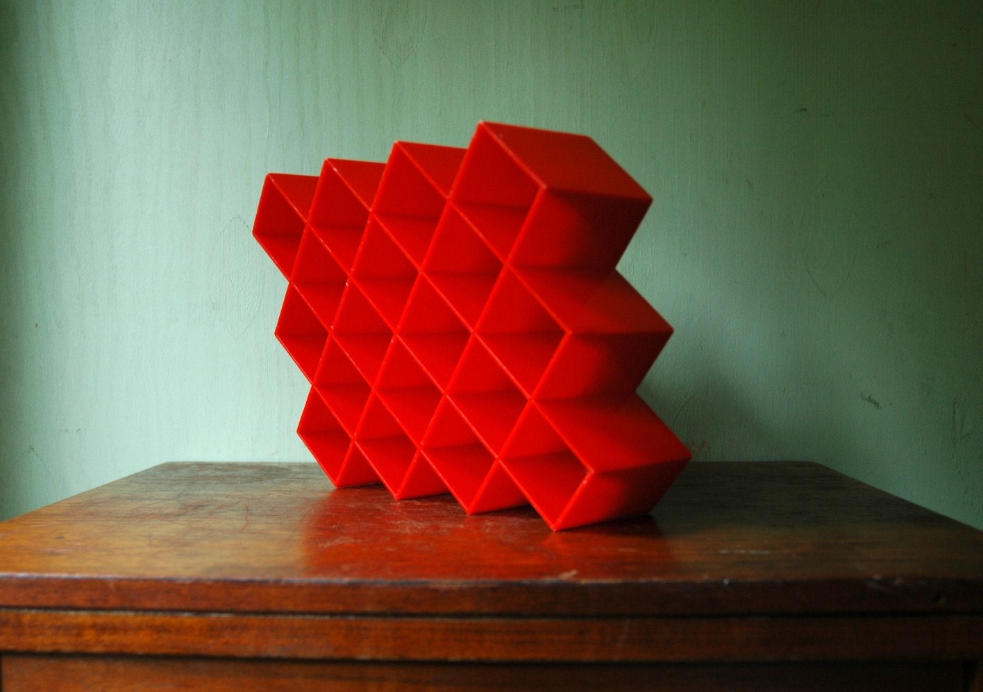 Copco Honeycomb Spice Rack - Mid Century Modern Spice Rack Wall Mount