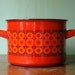 Finel Enamel Pot Kaj Franck - Danish Modern Daisy Pot Arabia of Finland