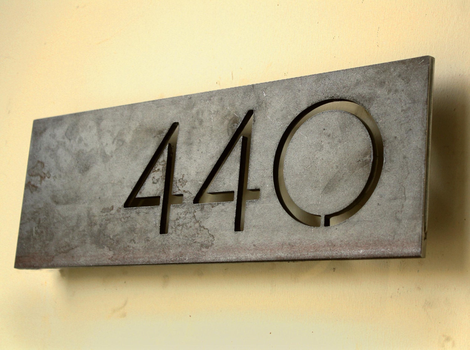 House numbers modern plaque House numbers modern plaque