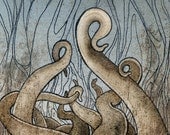 LIMITED EDITION "Tentacles" 5x7" Fine Art Print