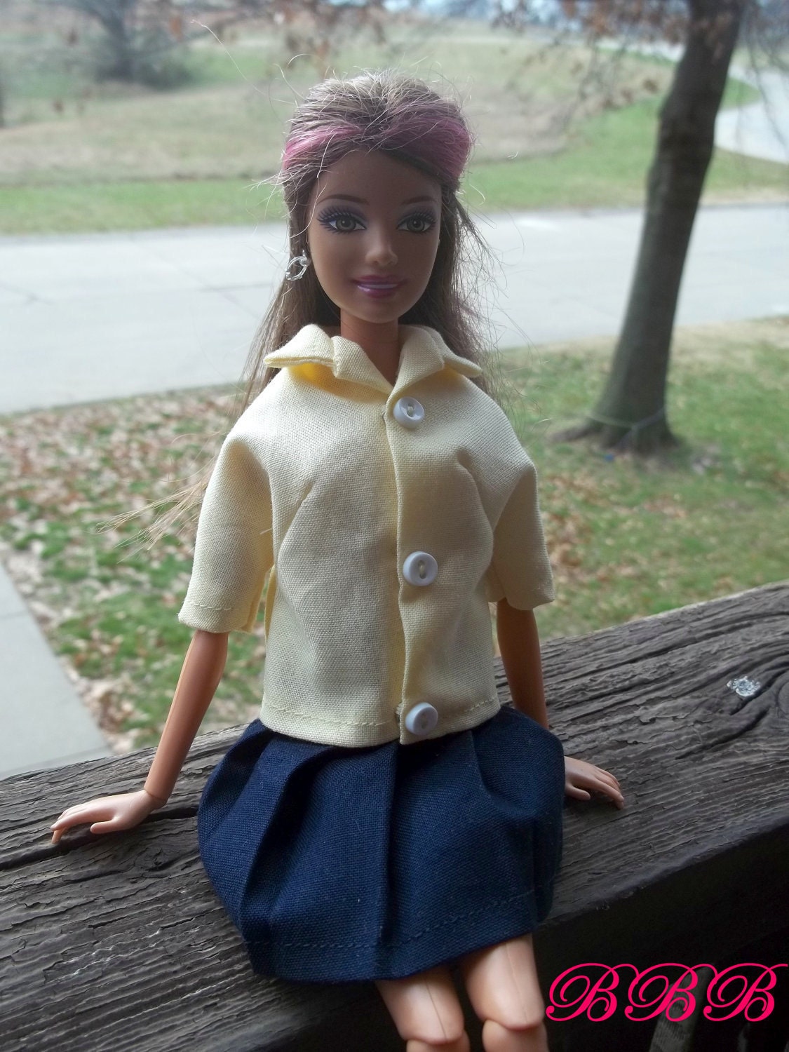 Barbie Clothes Barbie School Uniform by BarbieBoutiqueBasics